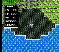 une photo d'Ã©cran de Dragon Quest sur Nintendo Nes